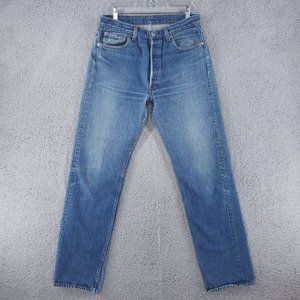 🚫SOLD🚫Levis’s 501 vintage made in USA 1980’s buttons mens jeans size 32x32